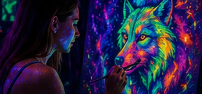 Fluo Art con colori fluorescenti a VRC Perugia